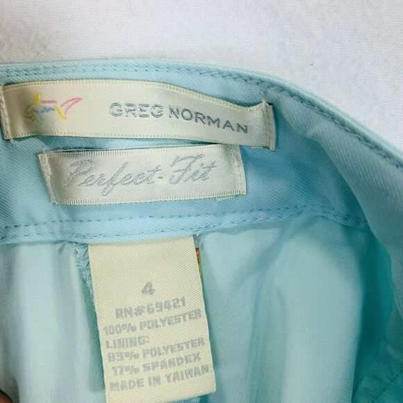 Greg Norman Everbest Golf Skort Side Zip Perfect Fit Blue Athletic Spring Size 4 - Picture 6 of 7